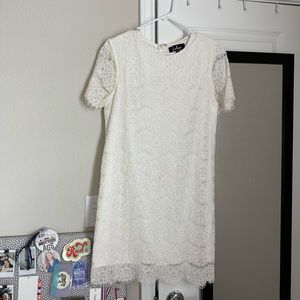 Lulus White Lace Mini Dress